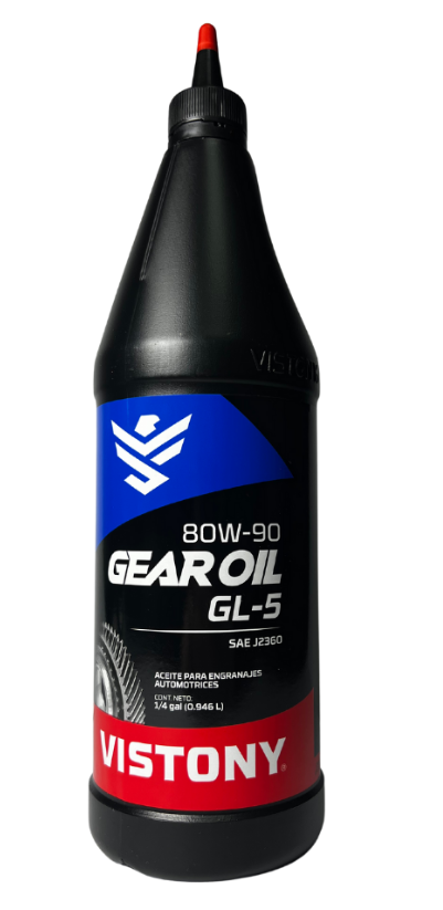 Envase de aceite VISTONY VISTONY GEAR OIL 80W90 GL-5 - QT 946ML grado 80W90 - Lubricentro Piloto